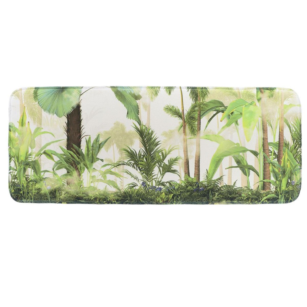 Tapis microfibre imprime 45x120 cm - oasis