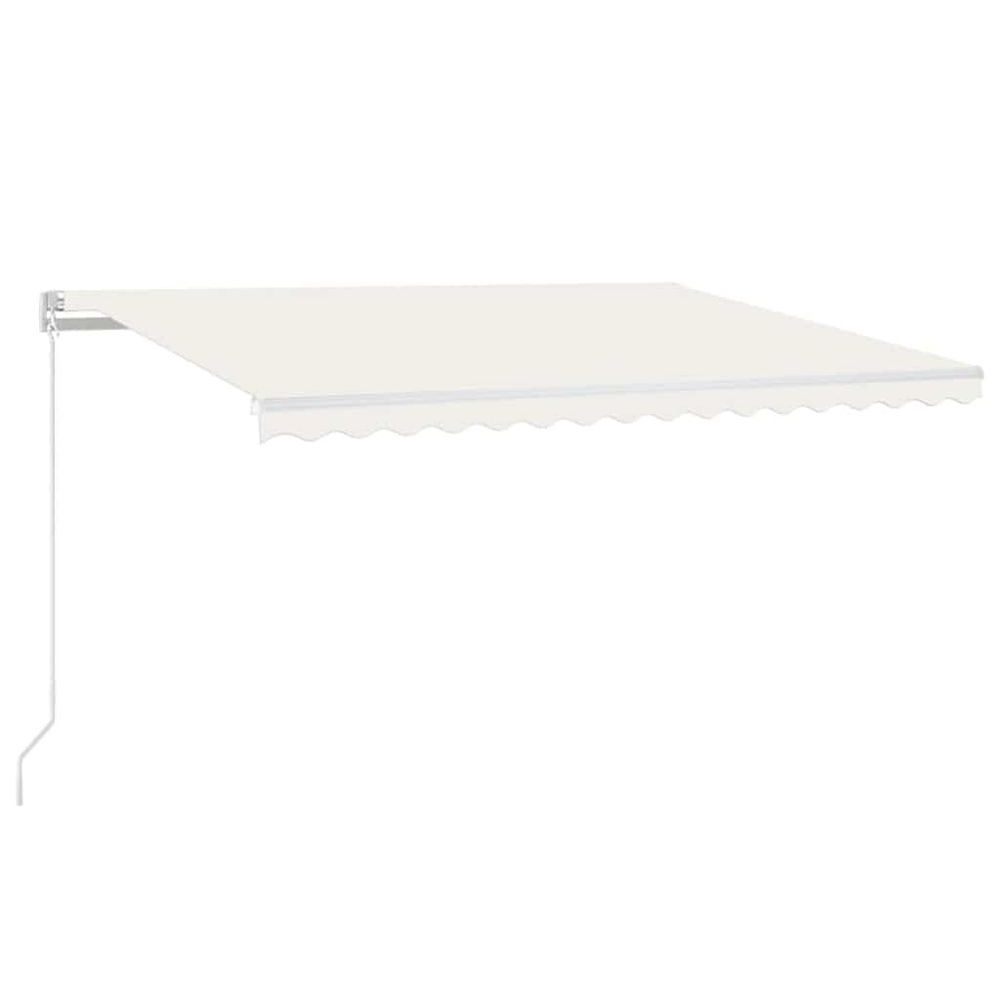Auvent automatique avec capteur de vent et led 450x300 cm crème