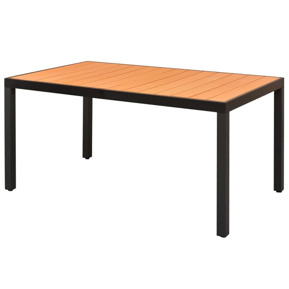 TABLE DE JARDIN MARRON 150 X 9-(866771)