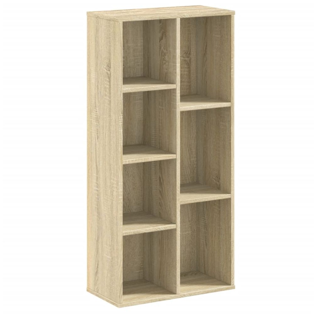 Bibliothèque chêne sonoma 50x25x105 cm bois d'ingénierie