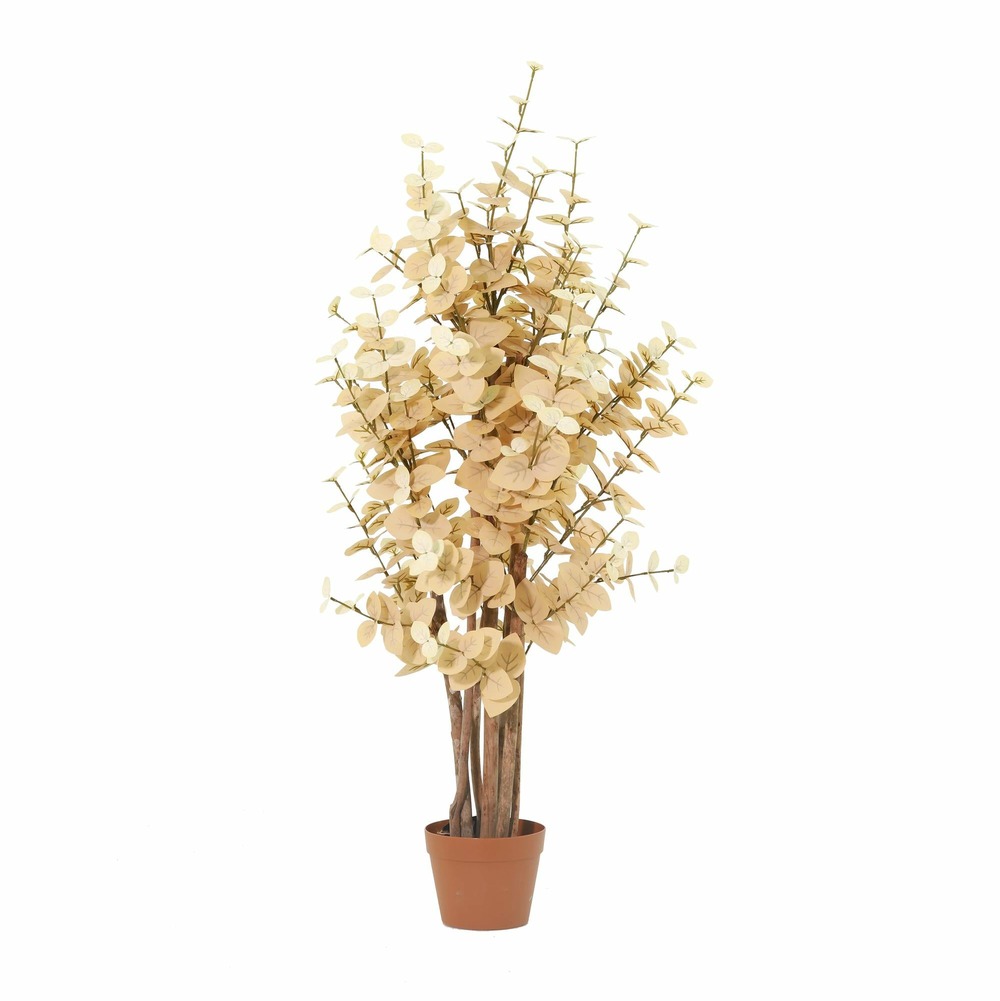 Eucalyptus jaune plante artificielle - h125 cm - ø18 cm