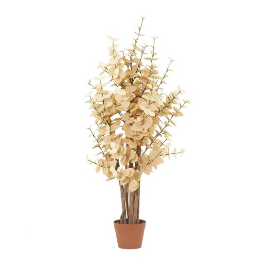 Eucalyptus jaune plante artificielle - h125 cm - ø18 cm