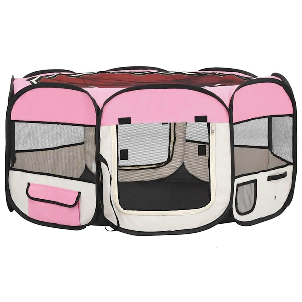 Parc pliable pour chien avec sac de