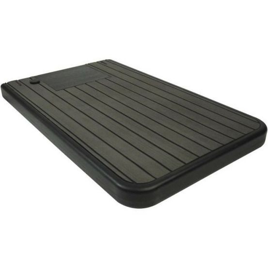 Support de douche solaire - réserve d'eau 20 litres - anthracite