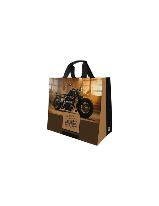 Sac cabas polypro tisse moto 33l - sphere