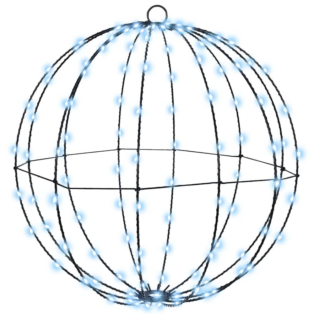 Boule avec 120 led blanc froid 40,5 x 40,5 x 42 cm métal