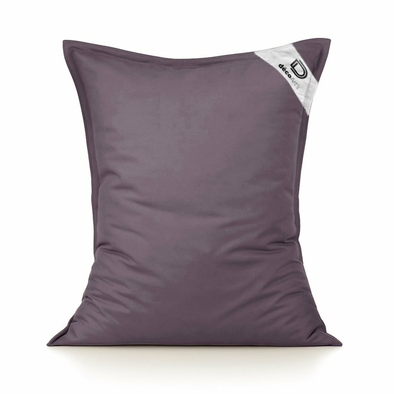 Housse pour pouf géant xl 120x80cm - gris carbone