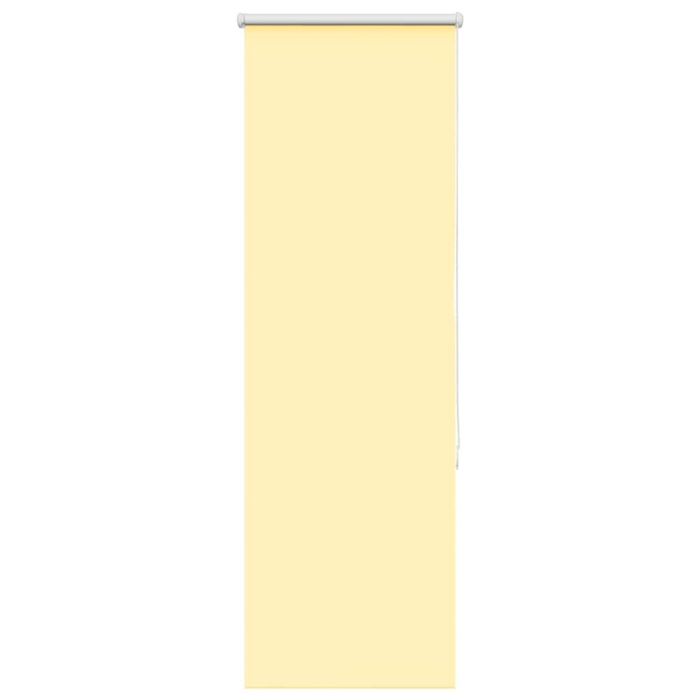 Store enrouleur occultant jaune largeur du tissu 35,7 cm