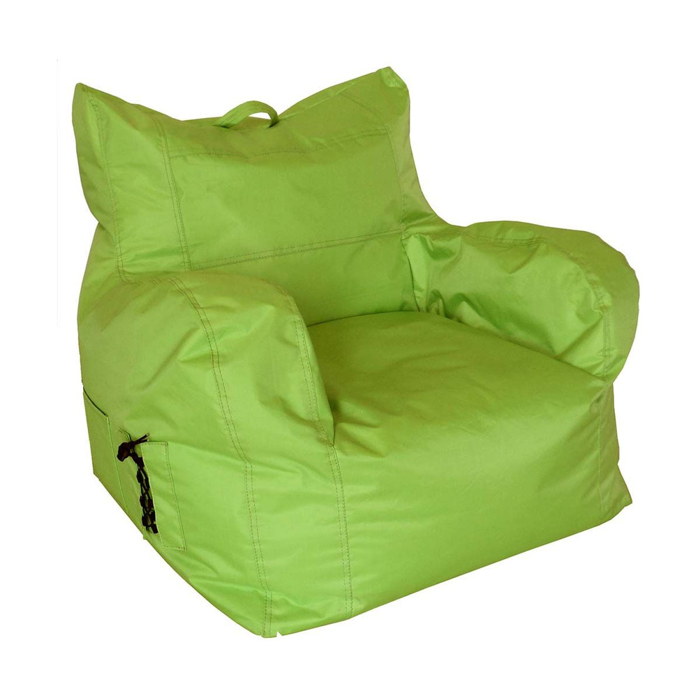 Fauteuil intérieur extérieur en polyester alex anis