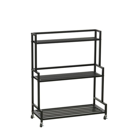 Mica decorations greenrax meuble de rangement sur roulettes - etagere rangement pour plantes interieur, plantes exterieur ou
