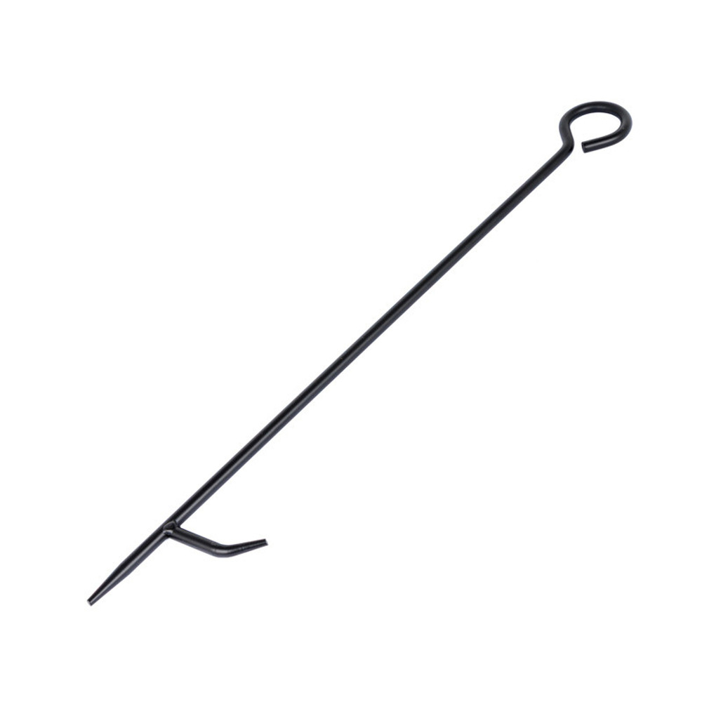 Tisonnier en acier peint noir