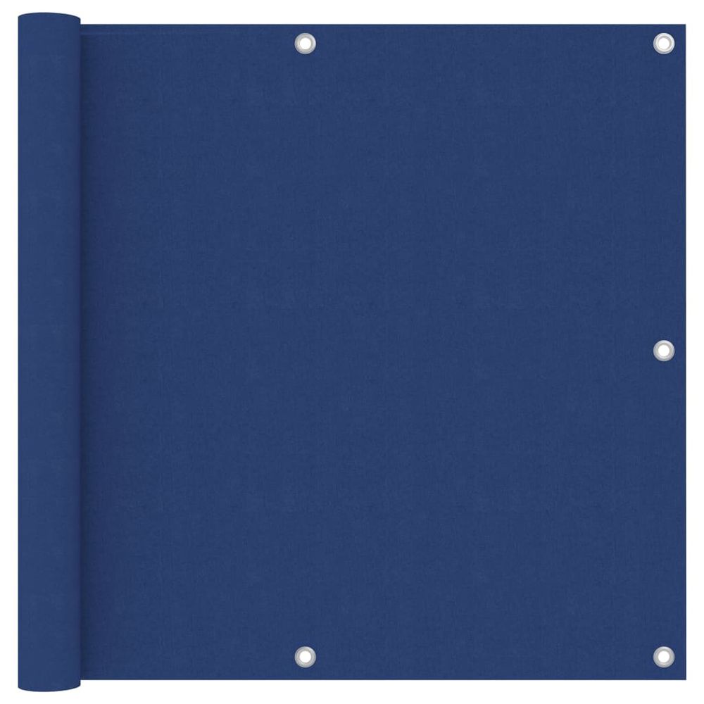 Écran de balcon bleu 90x500 cm tissu oxford