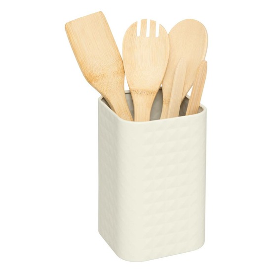 5five - 4 ustensiles de cuisine avec pot de rangement