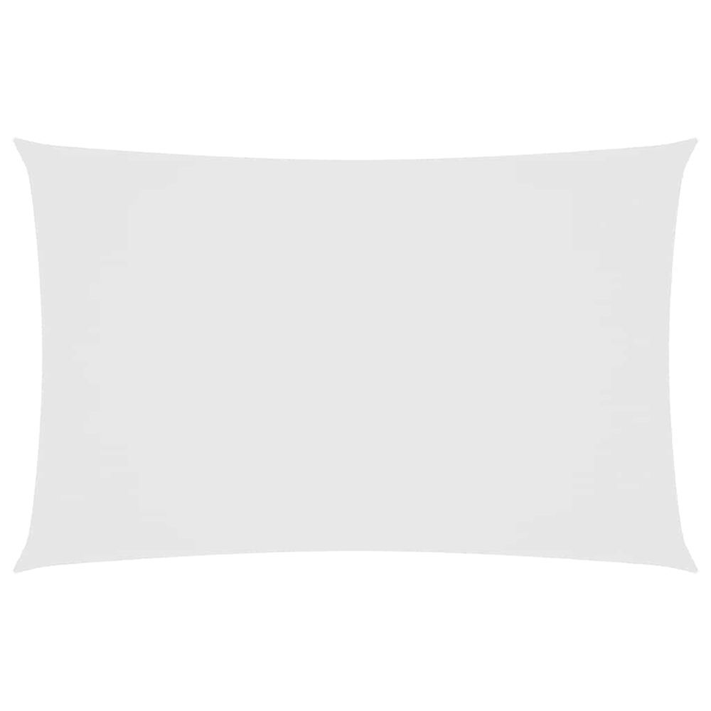 Voile de parasol tissu oxford rectangulaire 4x7 m blanc