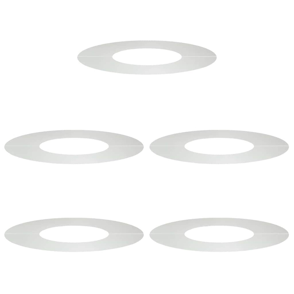 Adapté pour anneaux d'arbre plats 5 pcs argent ø30 / 60 cm