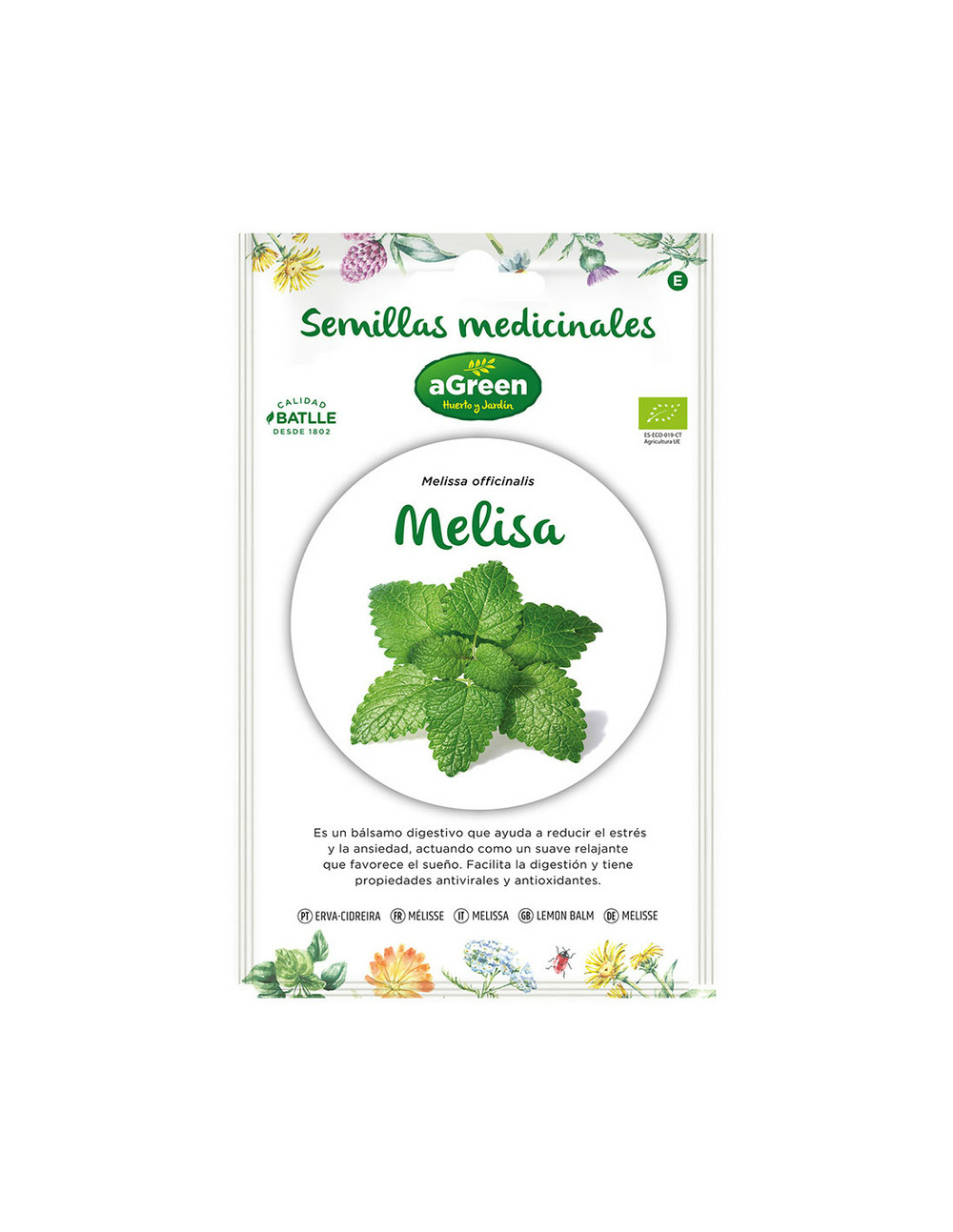 À propos des graines melisa médicinale eco 857007bolsh agreen - agreen