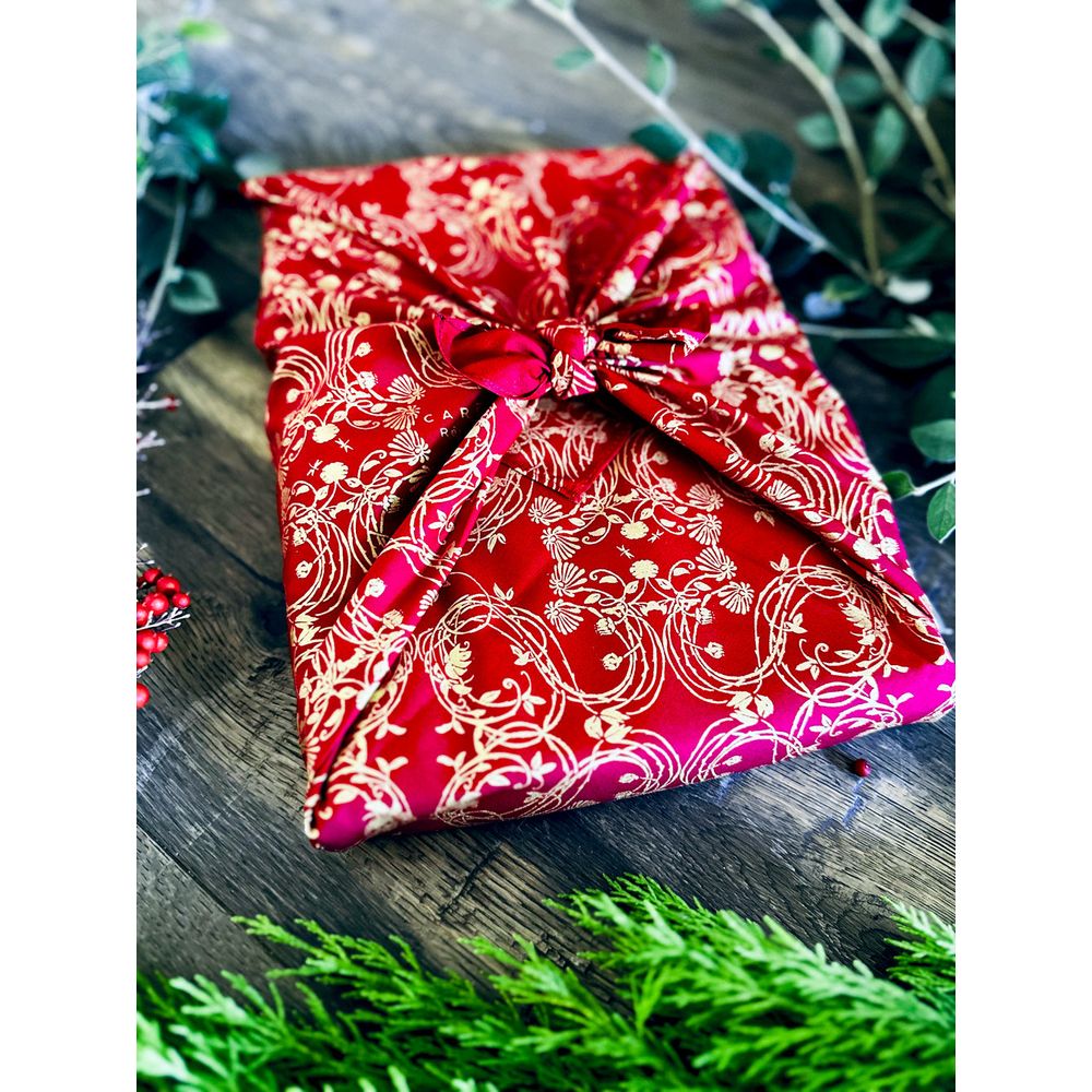 Furoshiki 100% coton : le jardin secret (taillem)