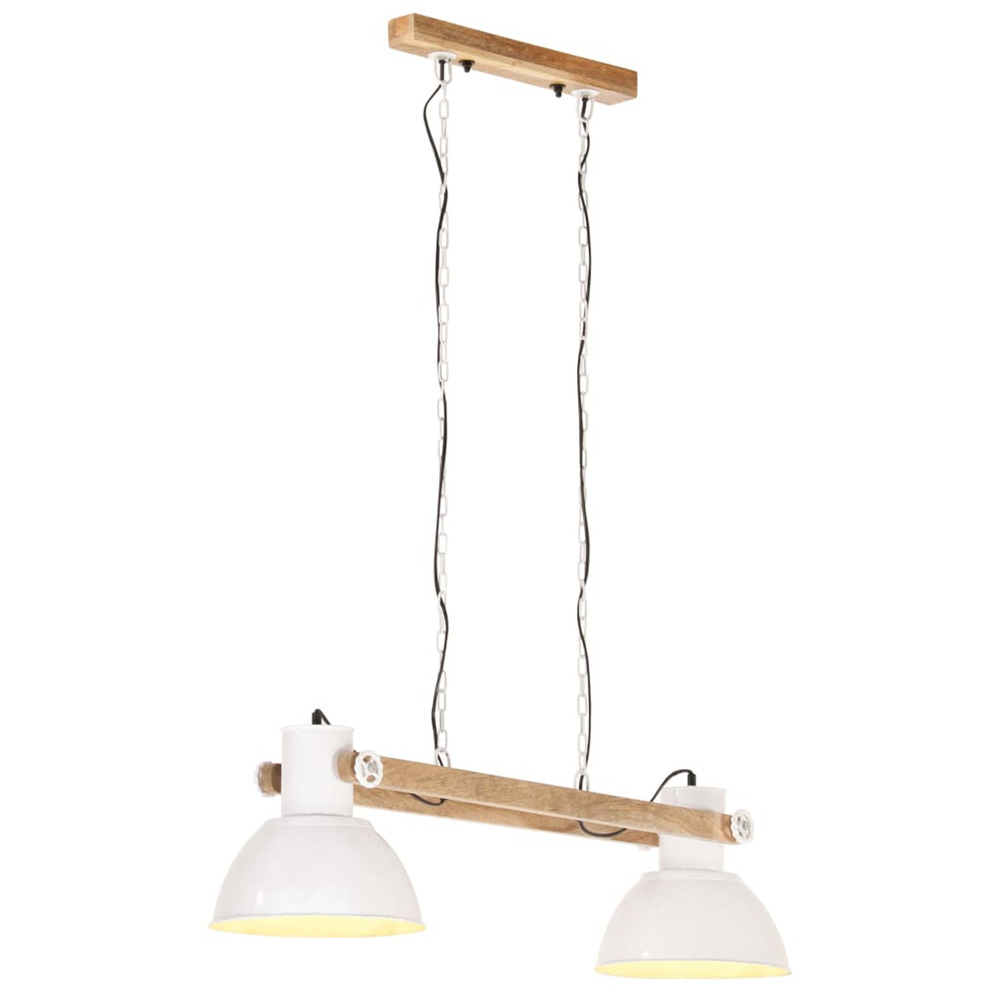 Lampe suspendue industrielle 25 w blanc 109 cm e27