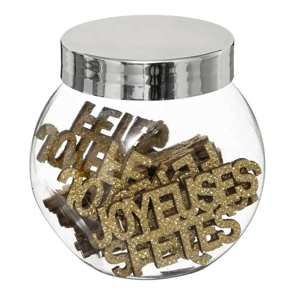 Lot de 12 mots joyeuses fêtes 