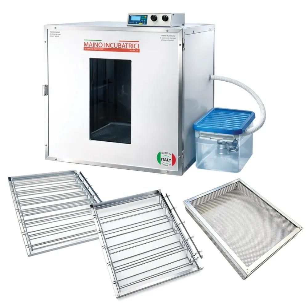 Couveuse + 1 tiroir de caille à poule + 1 tiroir oeufs oie - paon - dinde + 1 panier d'éclosion + 1 kit humidification