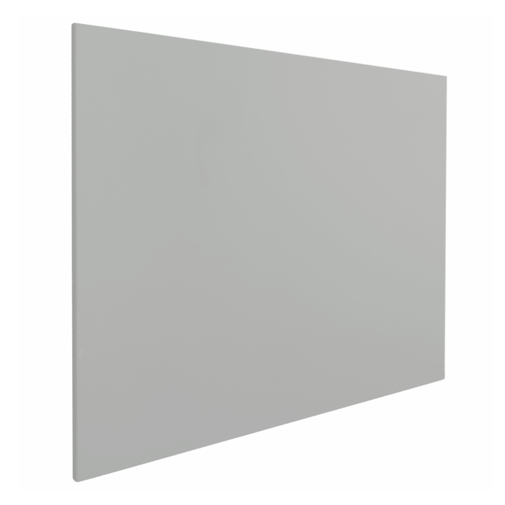 Tableau blanc sans bordure - 60 x 90 cm - gris - tableau magnétique