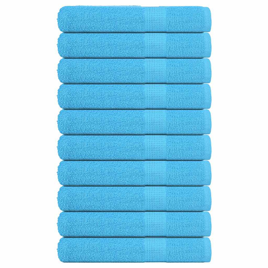 Serviettes 10 pcs frogn turquoise 100x200 cm 100% coton