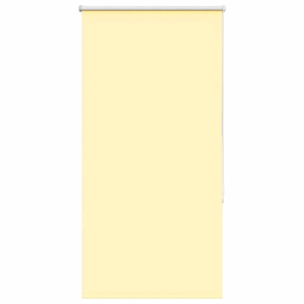 Store enrouleur occultant jaune largeur du tissu 75,7 cm