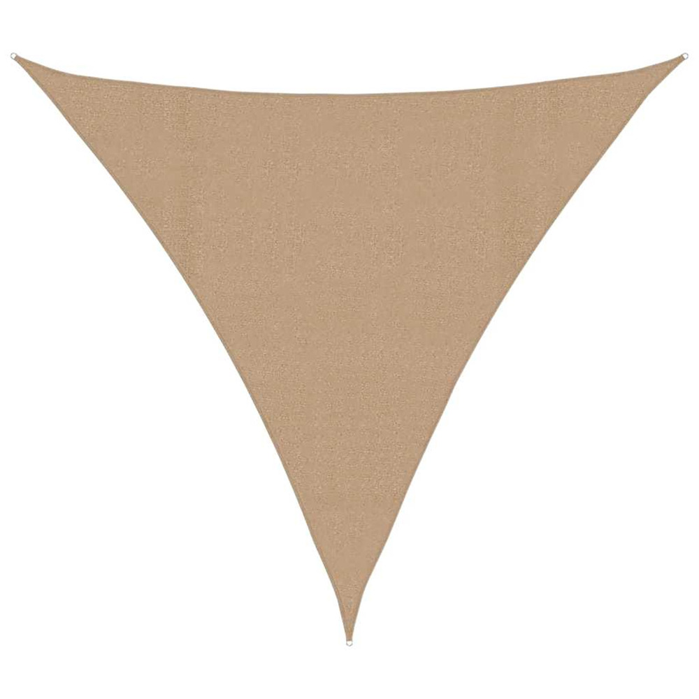 Voile d'ombrage 160 g/m² taupe 5x5x5 m pehd