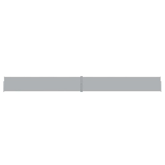 Auvent latéral rétractable de patio 140x1200 cm anthracite