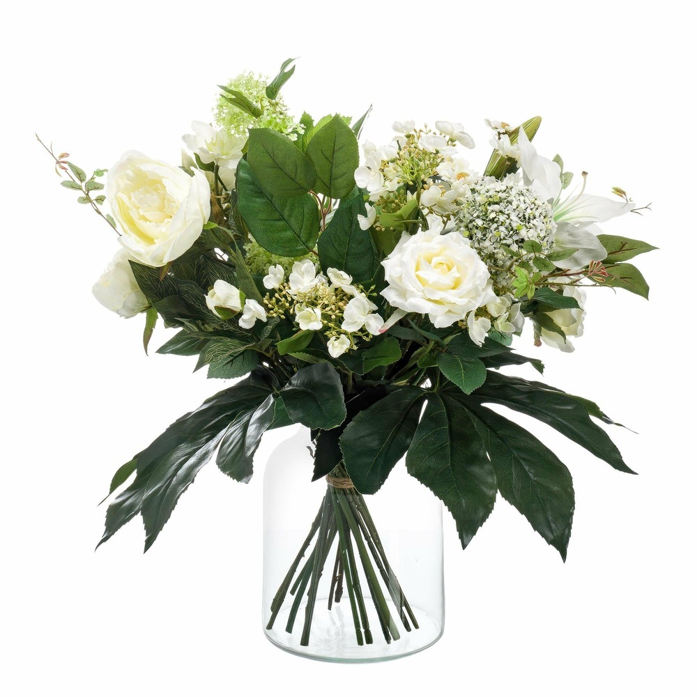 Bouquet de fleurs artificielles - plante artificielle - h60 cm
