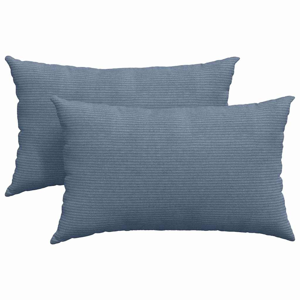 Coussins de canapé 2 pcs bleu 50 x 30 cm