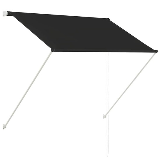 Auvent rétractable 100x150 cm anthracite