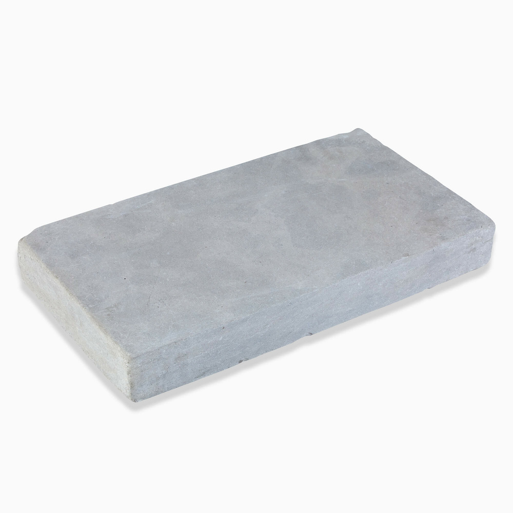 Margelle de piscine 61x33x7,5 cm pierre naturelle atlas gris bord droit