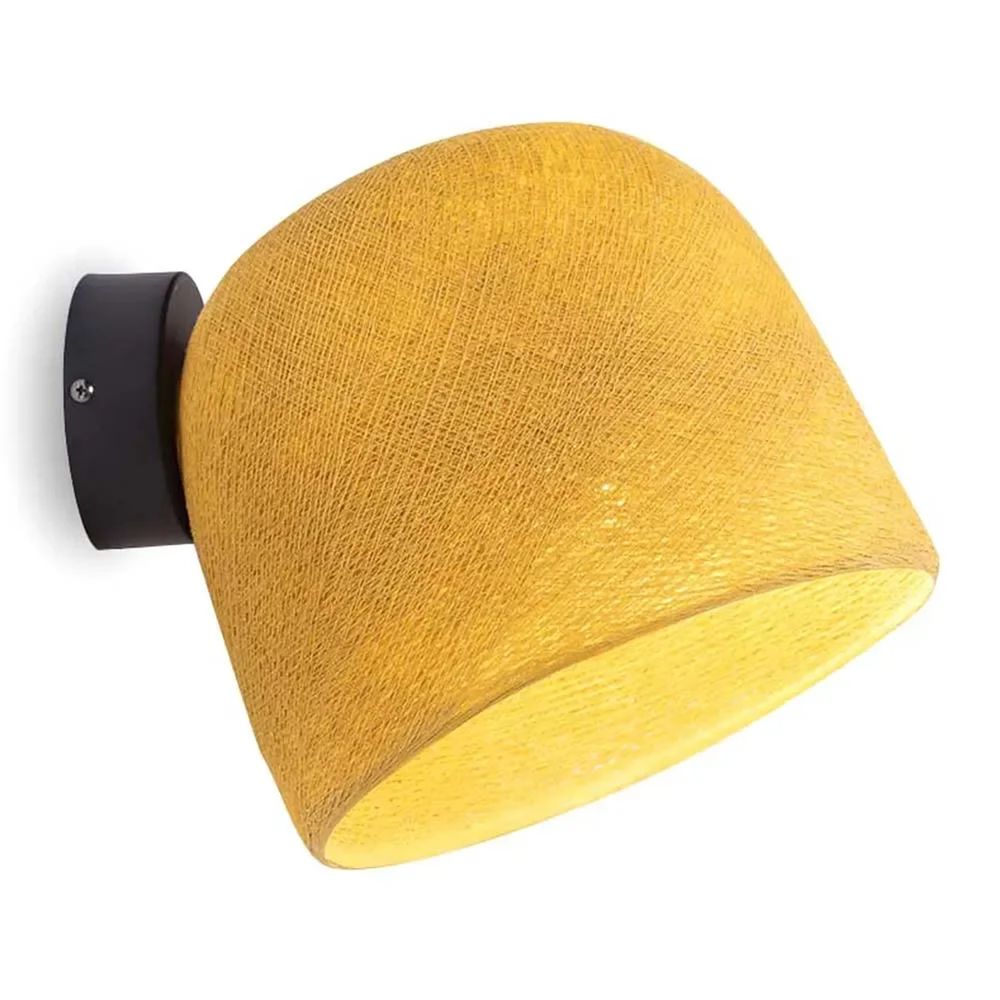 Cousin paul applique noire cloche moutarde