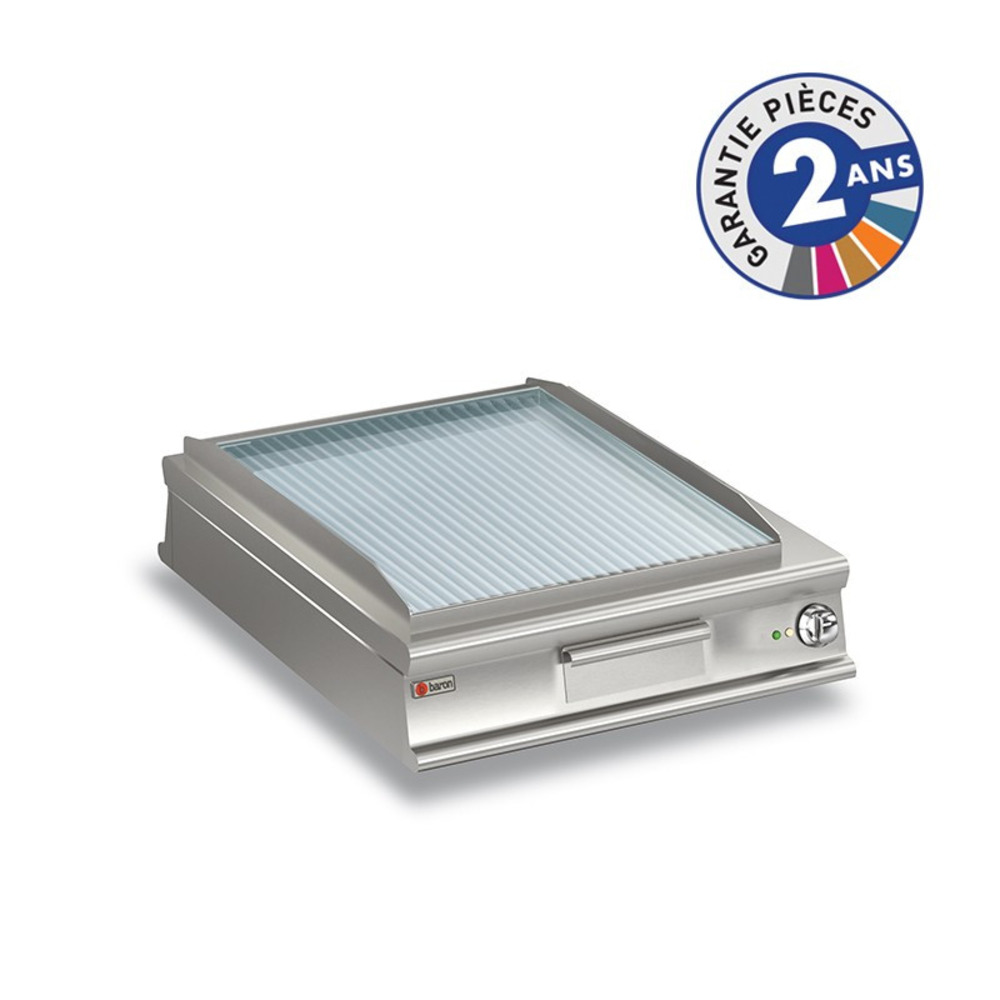 Grillade électrique - plaque lisse - 20 kw - baron