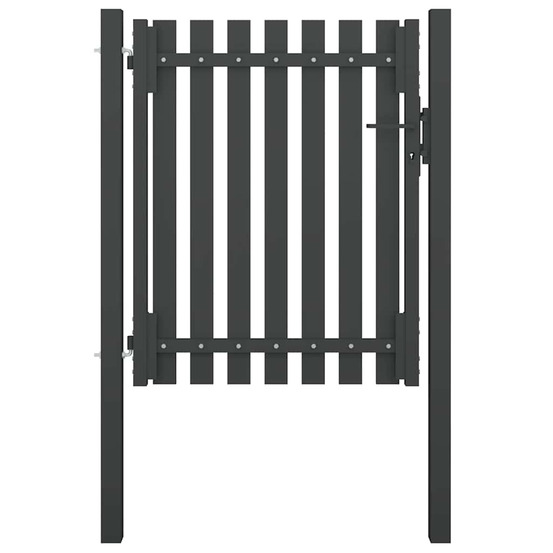 Portail de jardin en acier 100x100 cm anthracite