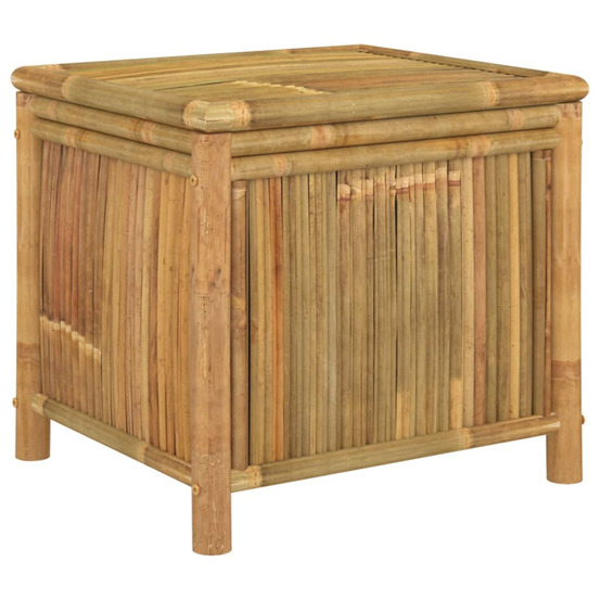 Boîte de rangement de jardin 60x52x55 cm bambou