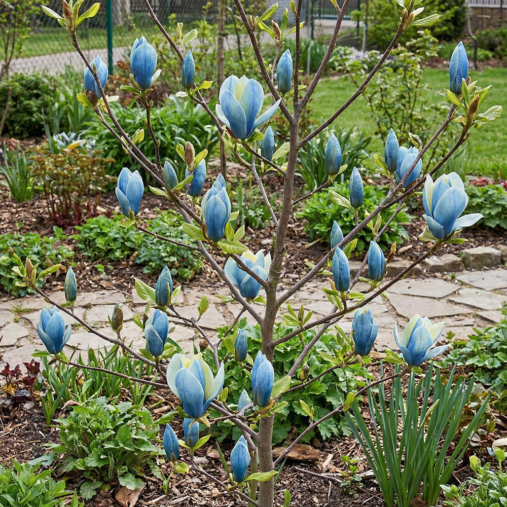 Magnolia acuminata 'blue opal' - arbre à ricin - h. 40-60 cm
