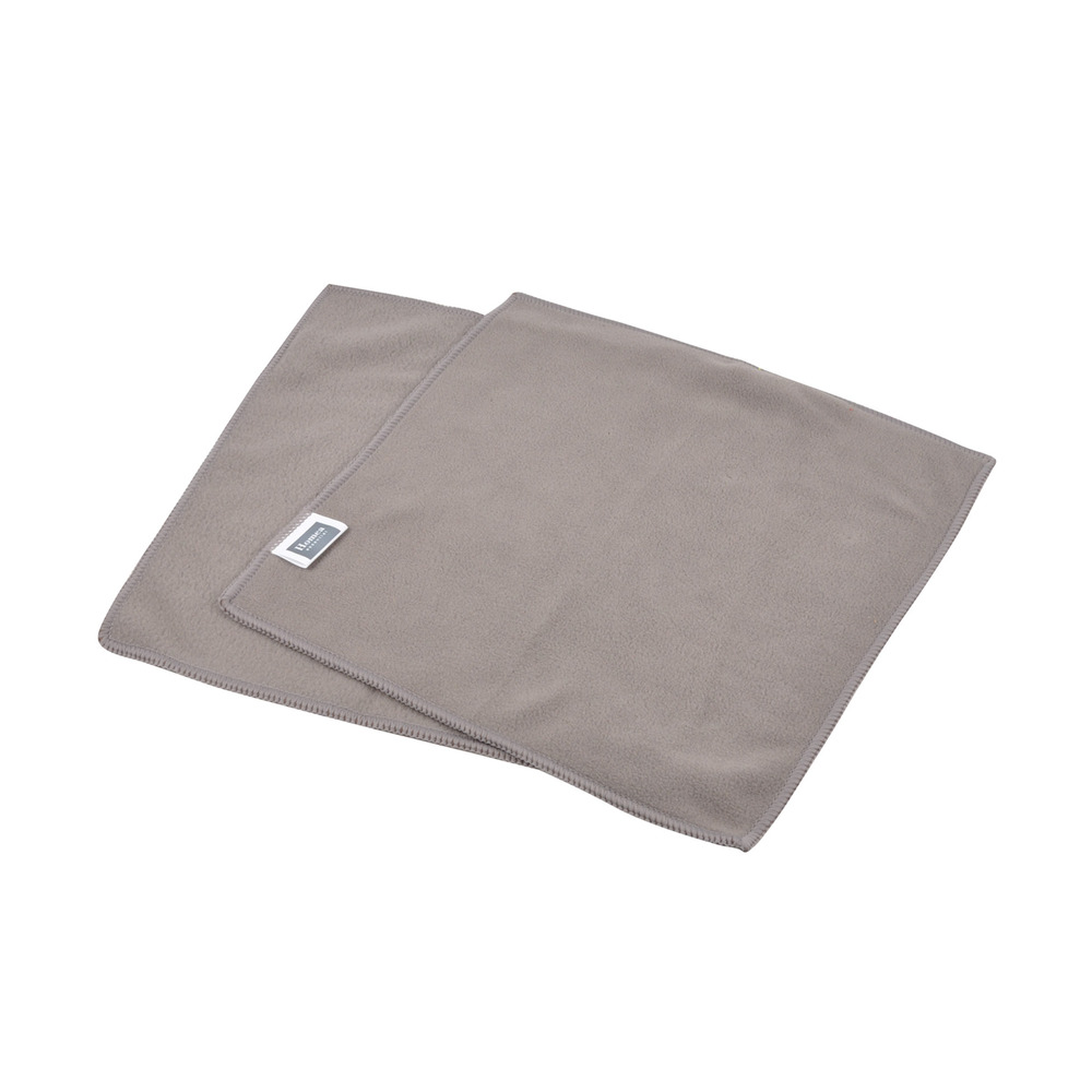2 chiffons anti statiques meuble taupe