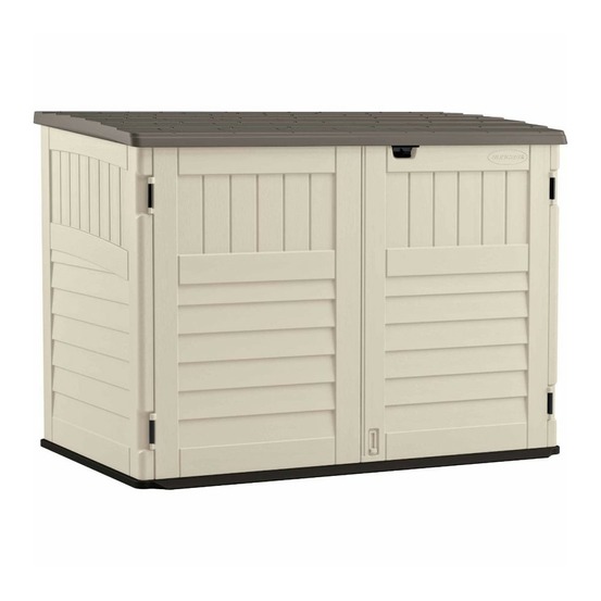 Coffre multifonctions polyéthylène - 179x112xh.132cm - 35 mm stowaway