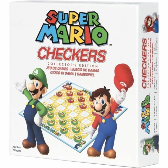 Jeu de société super mario checkers