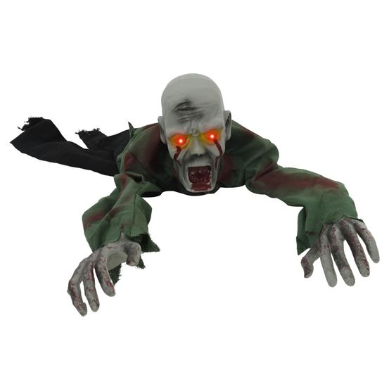 Zombie rampant d'halloween spooka vert 110 x 50 x 21 cm