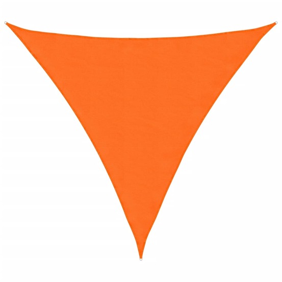 Voile de parasol tissu oxford triangulaire 3x3x3 m orange