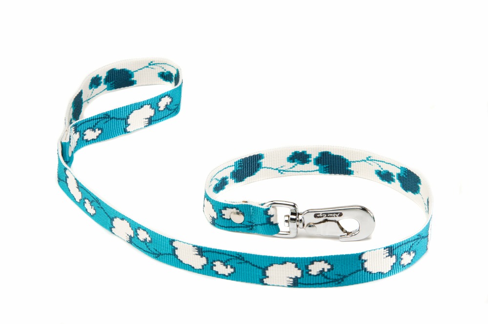 Alter ego - laisse pour chiens et chats en nylon et en bambou alter ego by martin sellier - collection fleur de bambou
