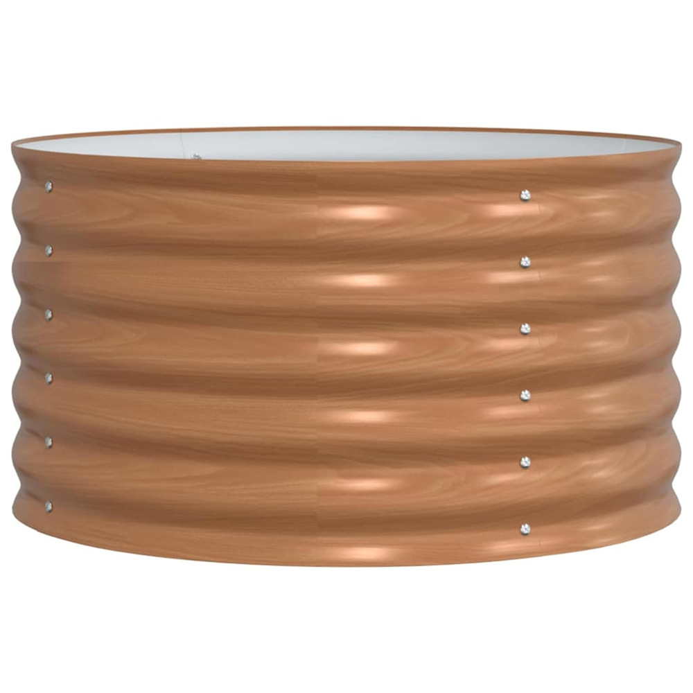 Lit surélevé marron 80 x 80 x 44 cm acier