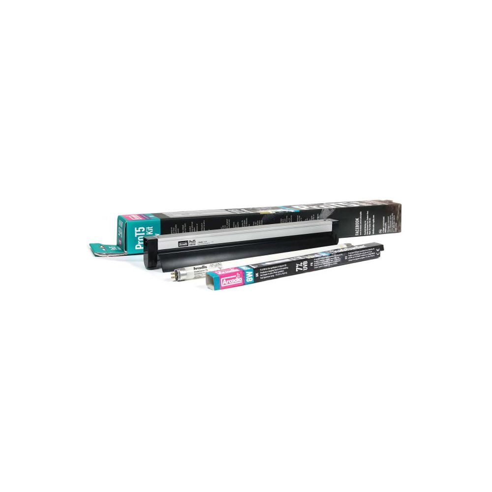 Kit shadedweller prot5 uvb 2,4% 8w (31cm) - eclairage pour reptiles - arcadia