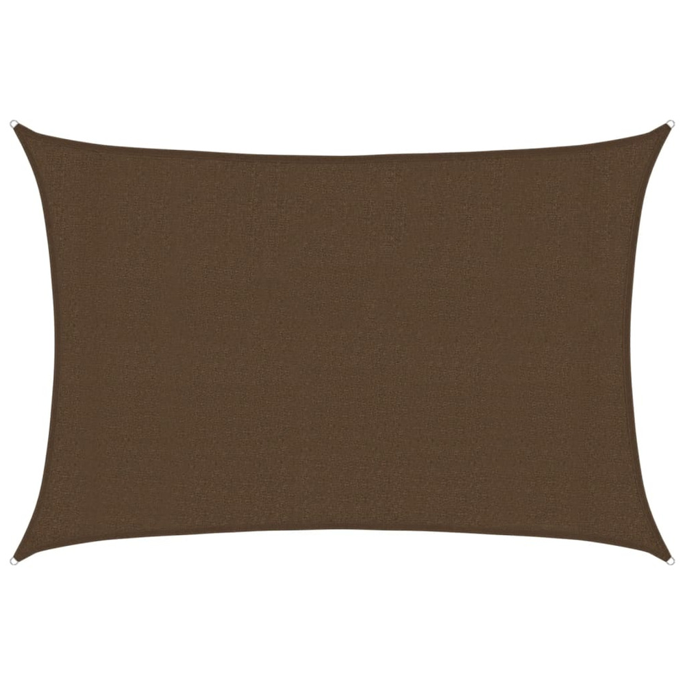 Voile d'ombrage 160 g/m² marron 3x4 m pehd