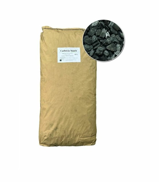 Paillage charbon végétal bio activateur du sol 50l racine f-pai110