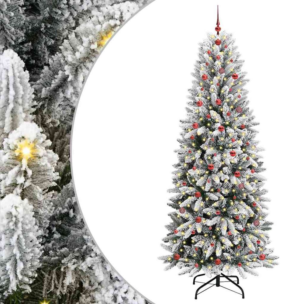 Sapin de noël artificiel blanc 240 cm