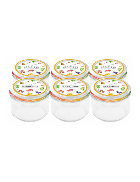 Bocaux le pratique 200 ml ø82 mm pack de 6 - le pratique
